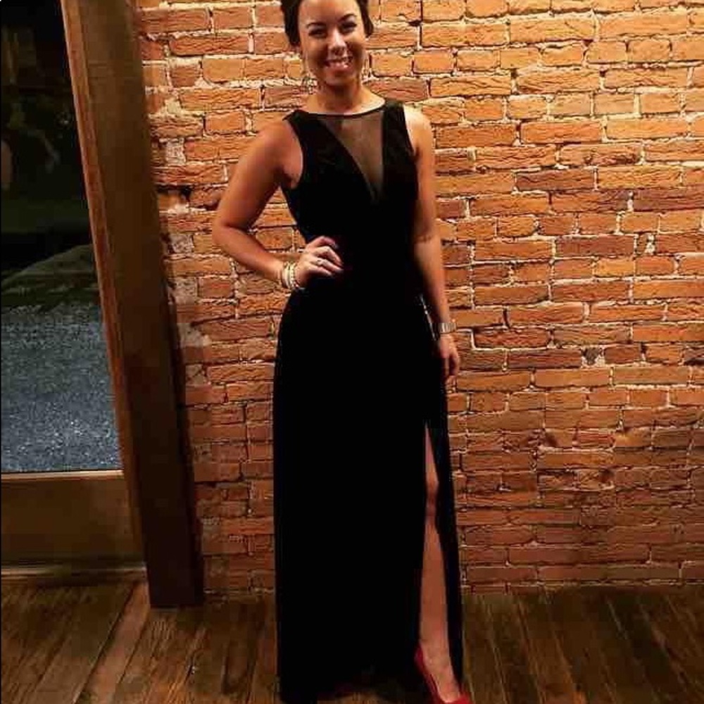 Black Velvet Gown